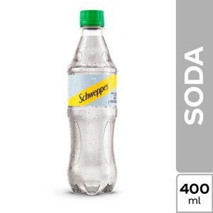 Bebida Schweppes soda pet x400ml
