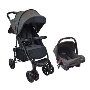 Coche Bebé Travel System Fast TS Gris Happy Baby