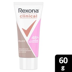 Desodorante Rexona en Crema Mujer Clinical x60g