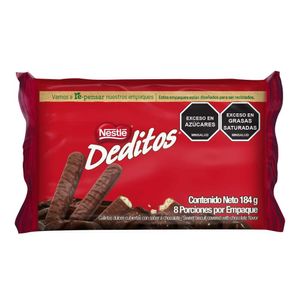 Galletas Dulces Nestlé Deditos sabor a Chocolate x 184g