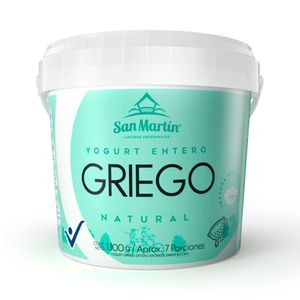 Yogurt griego San Martín natural x1100g
