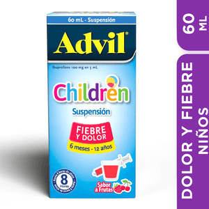 Jarabe Advil Children suspensión fiebre y dolor x60mL