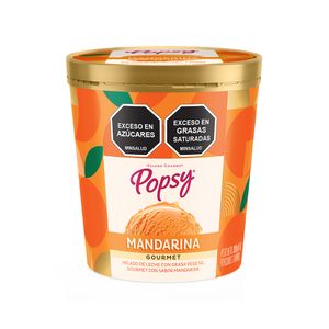 Helado Popsy Mandarina Medio Litro x300g