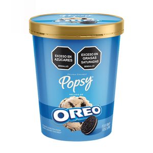 Helado Popsy Oreo Litro x600g