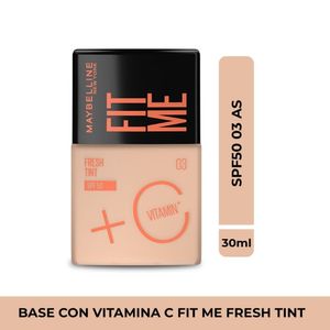 Base Maybelline Fit Me fresh tint SPF50 tono 03 x30ml