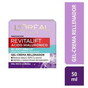 Gel L'Oreal revitalift acido hialurónico x50ml
