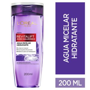 Agua micelar L'Oréal revitalift hialuronico x200ml