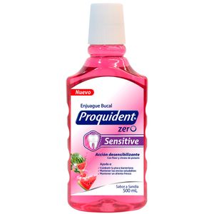 Enjuague Proquident Zero Sensitive Sandia x500ml