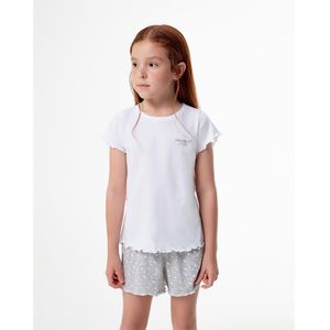 Pijama 2 Piezas Manga Corta Kids Femenino Lanis Gef