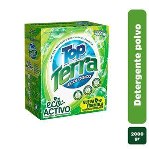 Detergente Top Terra en polvo x2000g