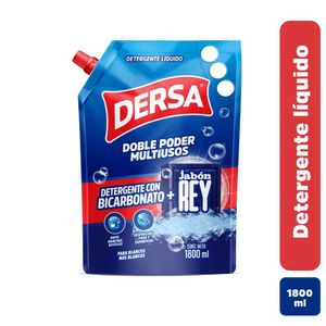 Detergente liquido Dersa Bicarbonato + Jabón Rey x1800ml