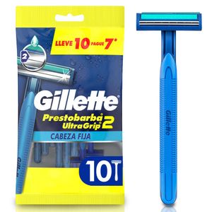 Máquina de Afeitar Gillette Prestobarba Ultragrip2 x10und