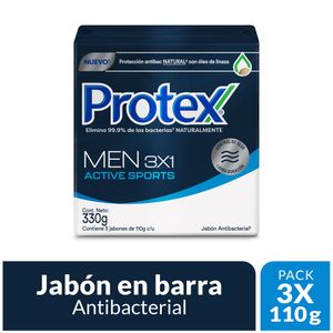 Jabón Antibacterial Protex Men Sport x3und x110g c-u