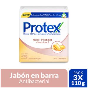 Jabón Antibacterial Protex Vitamina E x3und x110g c-u