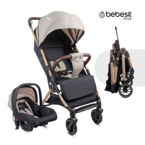 Travel System Compacto Micro Bebesit Beige