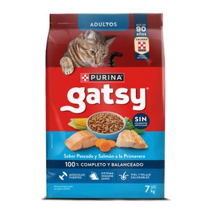 Comida para Gatos Purina Gatsy® Pescado y Salmón 7 kg