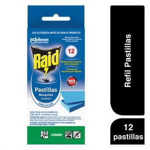 Repelente en Pastillas Para Insectos Voladores 12 Repuestos 13 g