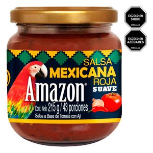 Salsa amazon mexicana roja suave x215g
