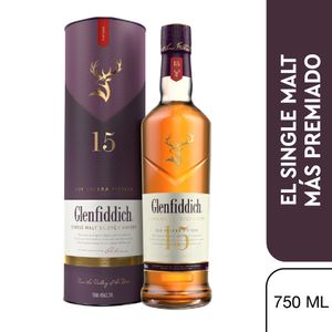 Whisky Glenfiddich 15 años Single Malt x750ml