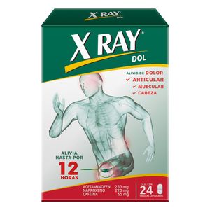 Analgésico Xray Dol x24 tabletas