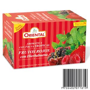 Aromática Oriental Hierbabuena Frutos Rojos x20g