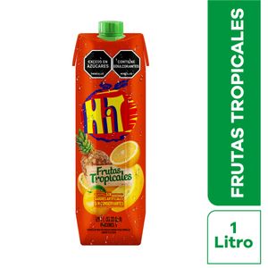 Refresco hit frutas tropicales tetrapack x 1000 ml