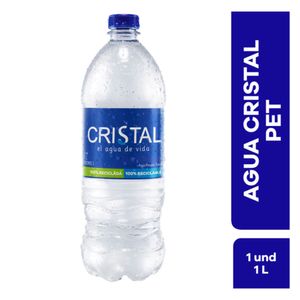 Agua Cristal ecopack x1L