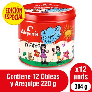 Arequipe alqueria x220g + obleas x24und x84g