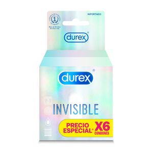 Condones Durex Invisible x6und
