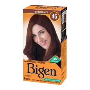 Tinte Bigen tono  45 chocolate x6gr