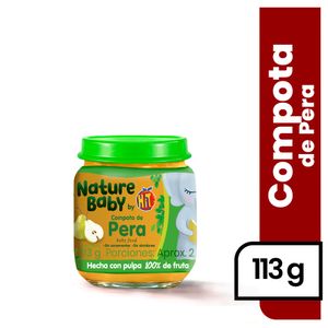 Compota Nature Baby Hit Pera x113grs