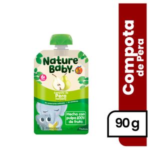 Compota Nature Baby Hit Pera Manzana x90grs