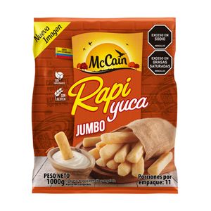 Croqueta de yuca Rapiyuca Jumbo bolsa x 1Kg