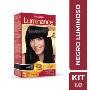 Kit Tinte Luminance 2 Tubos 1.0 Negro luminoso