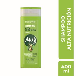 Shampoo Muss Alta Nutrición x 400ml