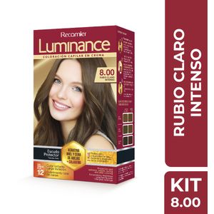 Kit Tinte Luminance 2 Tubos # 8.00 Rubio Mediano Intenso