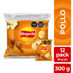 Papas Fritas Margarita Pollo X12 Unidades X300g