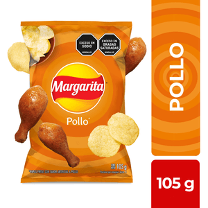 Snack Papas Pollo Margarita 105gr