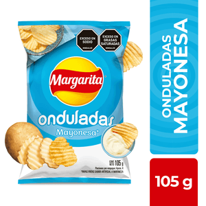 Snack Papas Onduladas Mayonesa Margarita 105gr