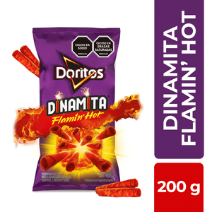 Snack Doritos Dinamita Flamin Hot 200gr