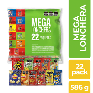 Snack Surtido Fritolay Mega Lonchera