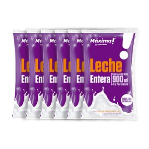 Leche entera Máxima x6und x900ml c-u