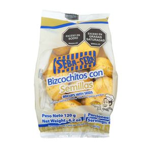 Bizcochitos Seba Seba chia quinua salvado sal x120g