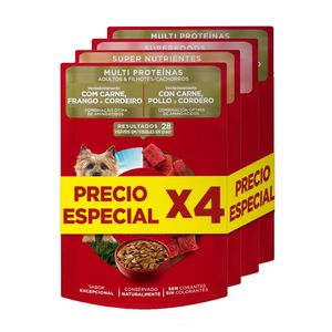 Comida Húmeda para Perros Purina One x4 Sobres