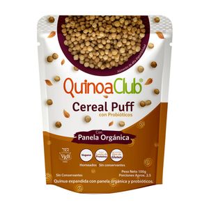 Cereal Quinoa Club Puff Panela Orgánica x70 grs