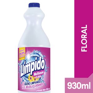 Blanqueador Multiusos Límpido Floral Botella 930ml