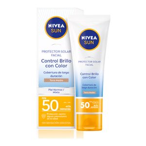 Protector Solar Nivea Control Brillo x50ml