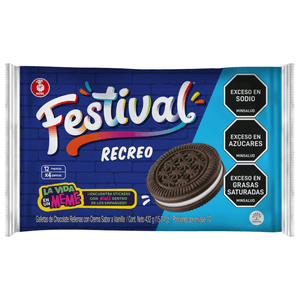 Galletas festival recreo x 12 und x 432g edición xbox one
