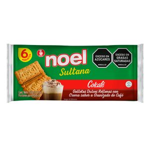 Galletas Noel sultana rellena crema granizado café x6und x25gc-u