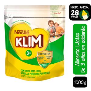 Alimento lácteo Klim 3+ DHA x1000g